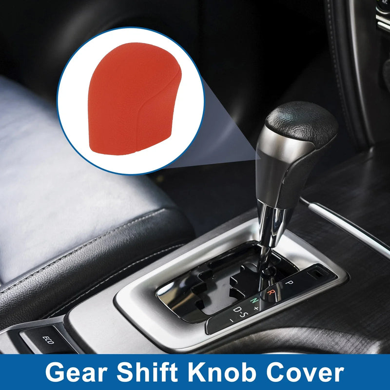 Toyota Camry 1 Pc Gear Shift Knob Cover Red Silicone (2018–2024)