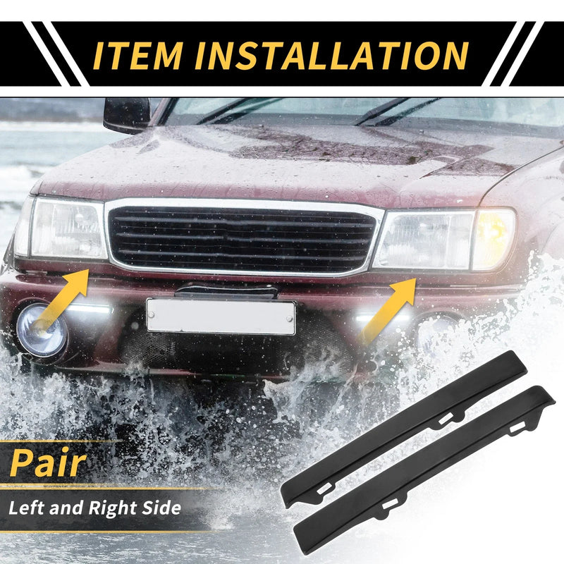 Toyota Tacoma 2WD Pair Front Bumper Grille Headlight Filler