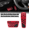 Dodge / Chrysler Red Pedal Cover Kit Anti-Slip
