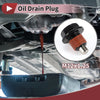 Toyota Tacoma Tundra Camry Red Black Oil Drain Plug 1 Set
