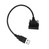 Toyota RAV4, Corolla Dash Flush Mount USB Port Panel Extension Cable Adapter (2013-2023)