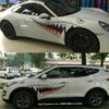 Car 59'' / Exterior Side Door Decal / Shark Mouth Teeth Sticker Vinyl