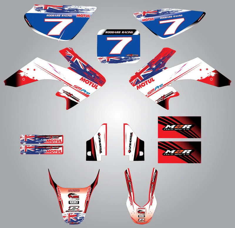Honda CRF 50 Custom Graphic Kit - AUSSIE PRIDE (2004-2012)