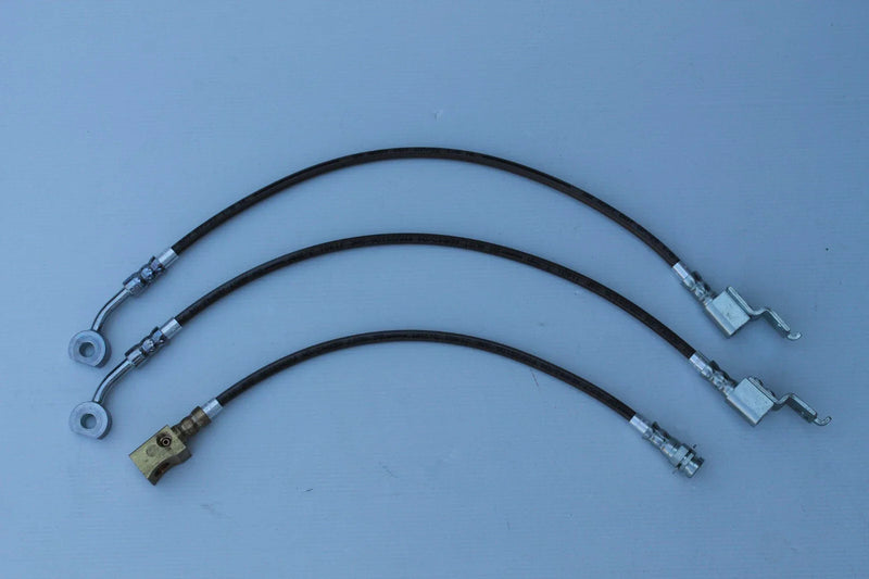 Jeep Cherokee XJ Braided Brake Hose Set (3) (1994-2001)