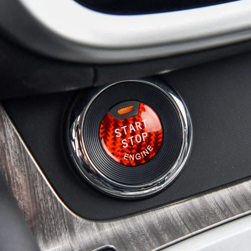 Infiniti Q50 Q60 Carbon Fiber Engine Start Stop Button Cover (2014-2023)