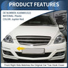 Mercedes-Benz B-Class (2005-2011) - Jupiter Red Front Bumper Tow Hook Cover