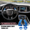 Dodge Charger Blue Steering Paddle Shifter Cover Ring Trim AC Volume