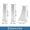 Mitsubishi Pajero (2016-2023) Silver Tone 6 Pcs Door Pillar Window Trim