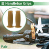 Motorcycle 25mm Motorcycle Hand Grips Cover Handlebar Grips TPU Khaki