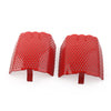 Harley V-Rod, Touring Red Steel Front Caliper Screen Inserts (2006-2019)