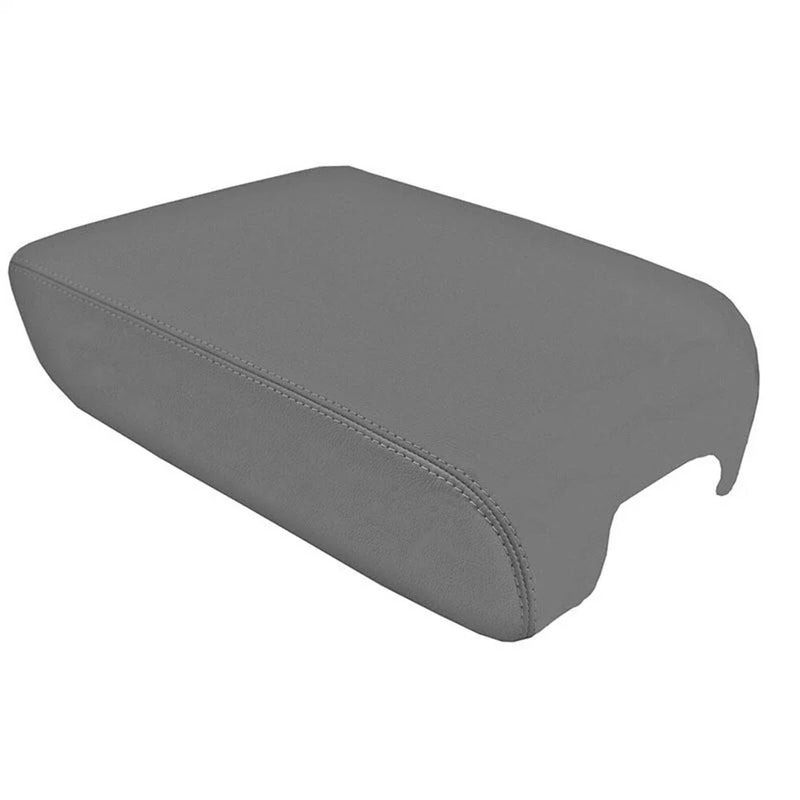 Toyota Tundra Gray Leather Center Console Armrest Lid Cover (2007-2013)