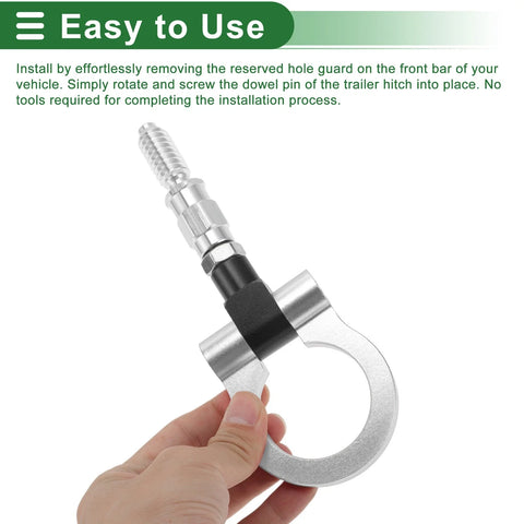 Ford Focus Tow Hook 15.6mm Aluminum Alloy (1998-2025)