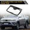 Toyota Tacoma Armrestbox Rear Cup Holder Cover/Carbon Fiber (2016–2023)