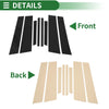 BMW X4 Black Door Pillar Window Trim 8 x (2019 - 2024)