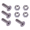 Car 8x Black JDM Aluminum Quick Release Bumper Fender Fasteners