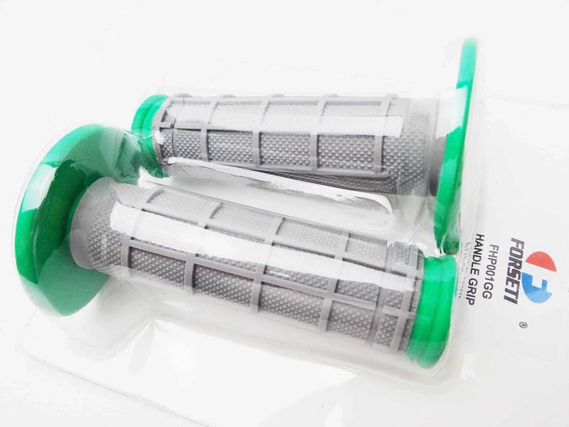 Suzuki RM500 Green Grey Hand Grip Set (No Year Specified)