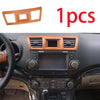 Toyota Highlander Center AC Air Outlet Vent Wood Grain Trim (2008–2013)