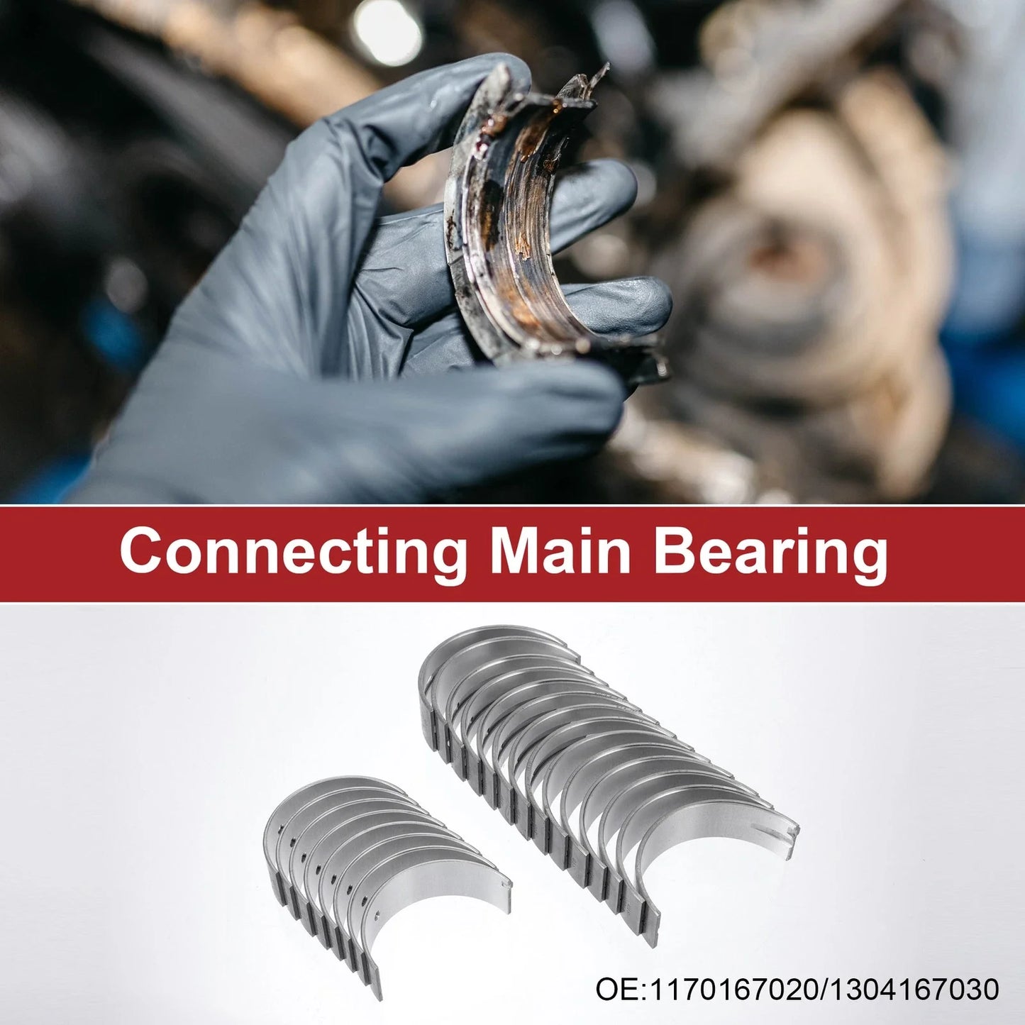 Main Bearing & Connecting Rod Bearing Kit for Toyota Land Cruiser (2002-2010)