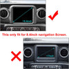 Jeep Wrangler JL Gladiator JT Carbon Fiber GPS Navigation Panel Cover Trim (2018-2023)