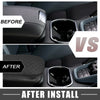 Toyota RAV4 2019-2023 Faux Leather Black Center Console Armrest Cover