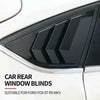 Ford Focus ST RS 2x Rear Side Window Quarter Louver Cover Trim (2012–2018)