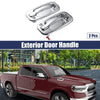 Chevrolet Silver Tone 2x Front Left and Right Exterior Door Handles