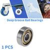 Scooter Skateboard Wheel Deep Groove Ball Bearings 5x16x5mm Gold Tone