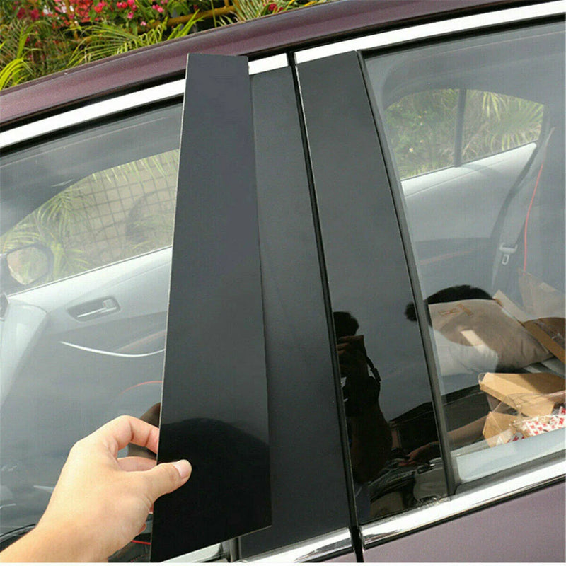 CHEVY Silverado GMC Sierra 1500 Pillar Posts Window Trim 6x (2019–2022)