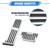 Toyota RAV4 Silver Tone 3 Pcs Gas Accelerator Brake Foot Rest Pedal Cover