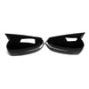 Mercedes Benz W204 W176 W212 CLA250 C63 2 x Black Wing Mirror Cover Caps