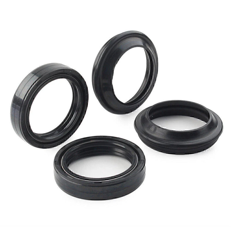 4 Pcs 45X57 MM Motorcycle Front Fork Damper Shock Absorber Oil Seal