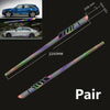 2x Reflective Auto/Car Body Both Side Graphics Vinyl Long Stripe Decal Sticker