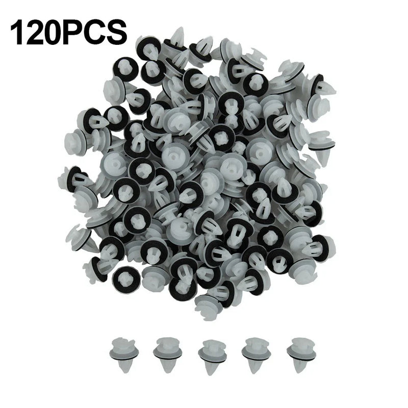 Car Door clips 120pcs Panel Fixing Plastic Mouldings