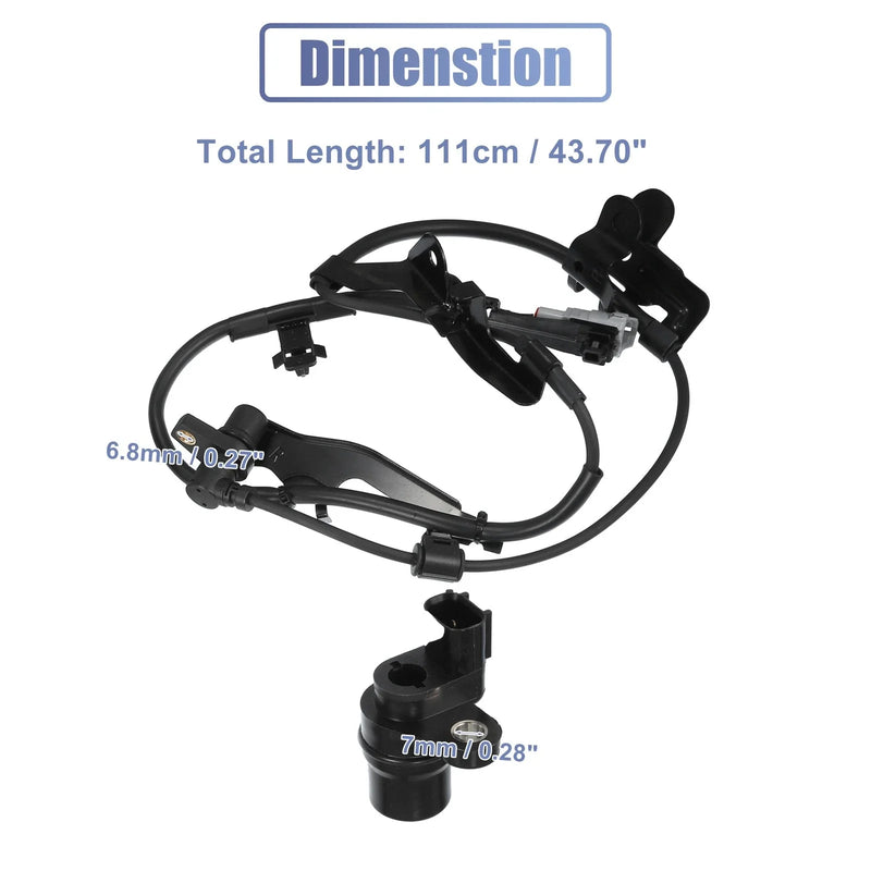 Toyota Tundra 2000-2006 Set of 2 Front Rear ABS Sensors