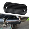 Motorcycle Muffler Protector Carbon Exhaust Middle Pipe Heat Shield Cover