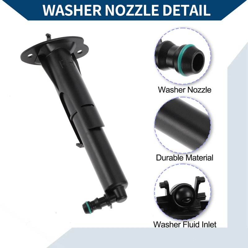 Porsche Cayenne Front Passenger Side Headlight Washer Nozzle