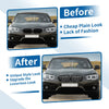 BMW 1 Series Half Chrome Silver Tone Front Upper Bumper Grille