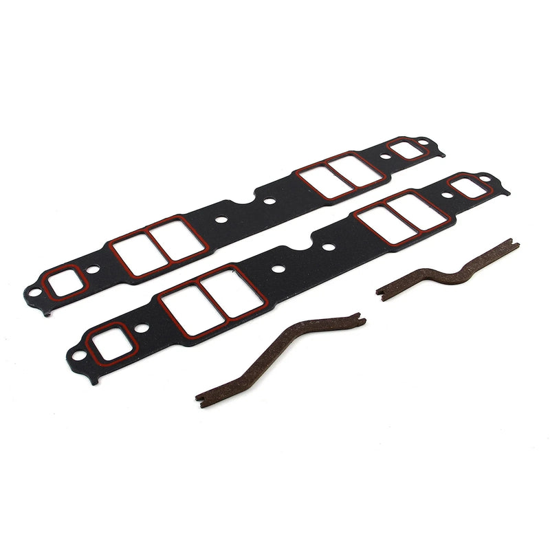 Chevy SBC 350 Intake Manifold Gasket Set  2.28" x 1.38"