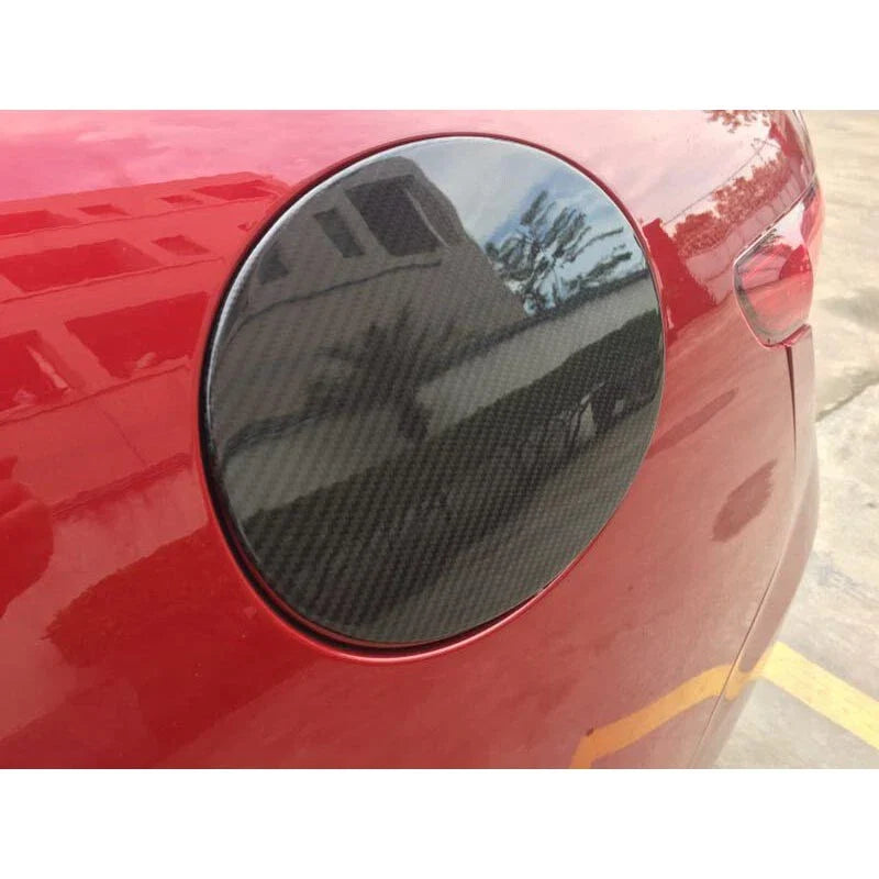 Alfa Romeo Giulia 2017-2020 Carbon Fiber Add-on Fuel Tank Cover