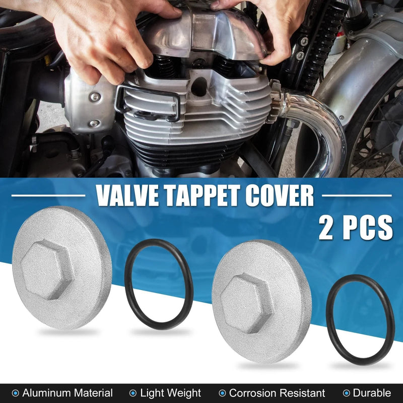 Honda CB350, CB750, GL1000, VTX1800C 2 x Motorbike Tappet Covers