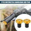 Motorcycle End Plug 2 x 18-20mm 32mm OD Handlebar End Plug