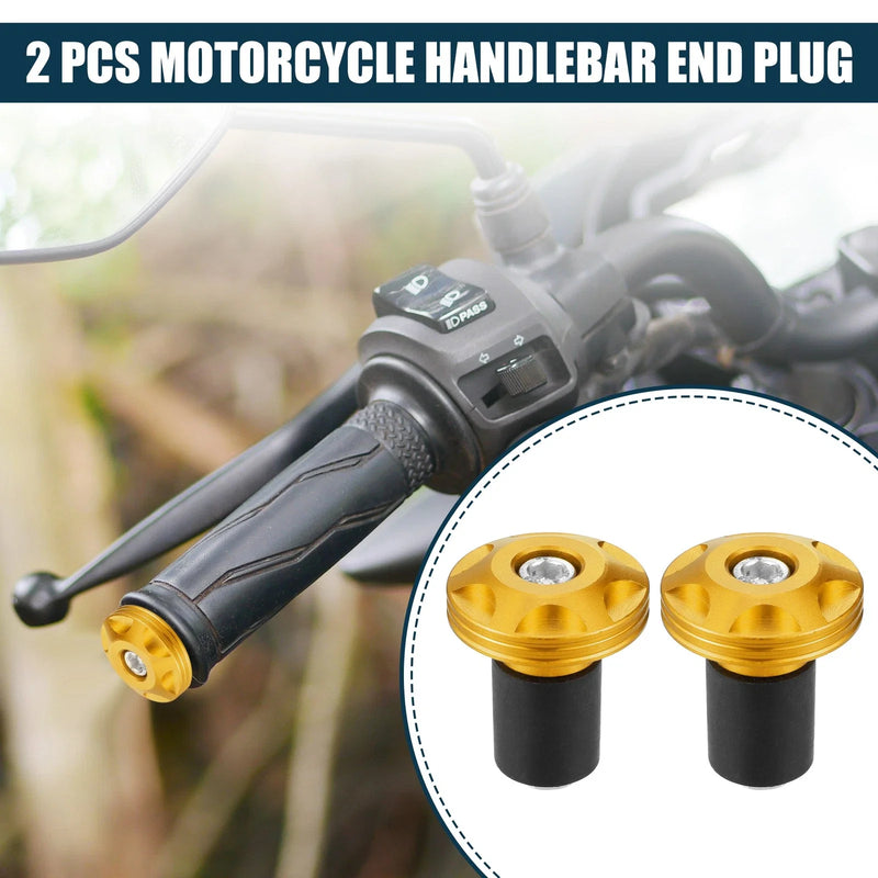 Motorcycle End Plug 2 x 18-20mm 32mm OD Handlebar End Plug