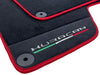 Lamborghini Huracan with Alcantara Leather & Red Trim Black Floor Mats