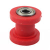 Dirt Bike Motorcycle 8mm Red Chain Roller Slider Tensioner Guide Pulley