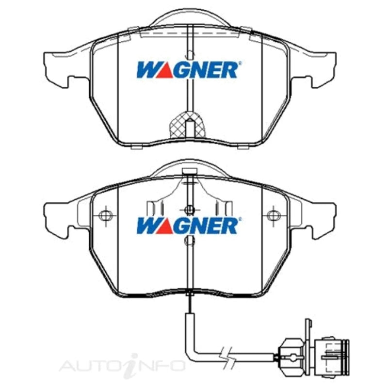 Audi A4 B5 1998 Front Disc Brake Pads Set Wagner 2.6L
