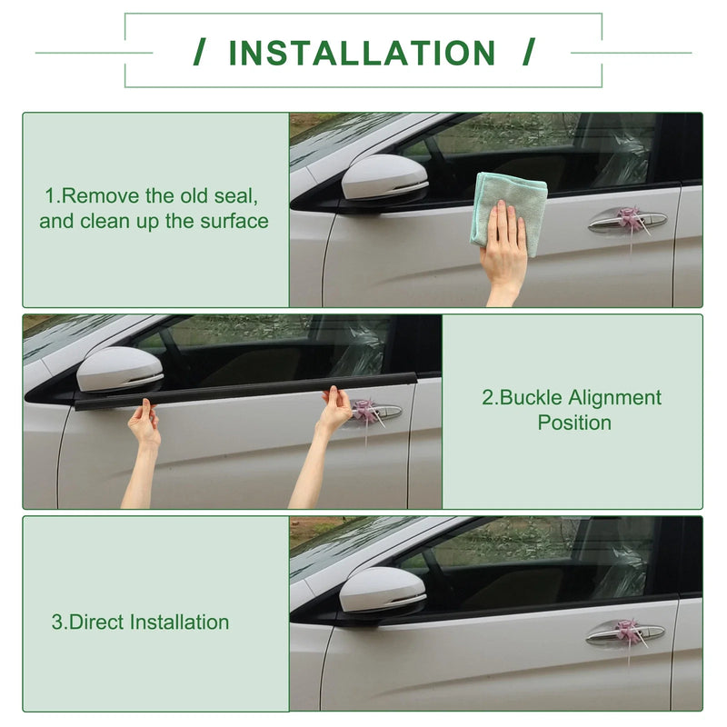Lexus GX470 Front Right Weatherstrip Window Seal (2003-2009)