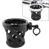 Round Handlebars 7 / 8"-1" (22-25mm) Black - Universal Fit Cup Holder