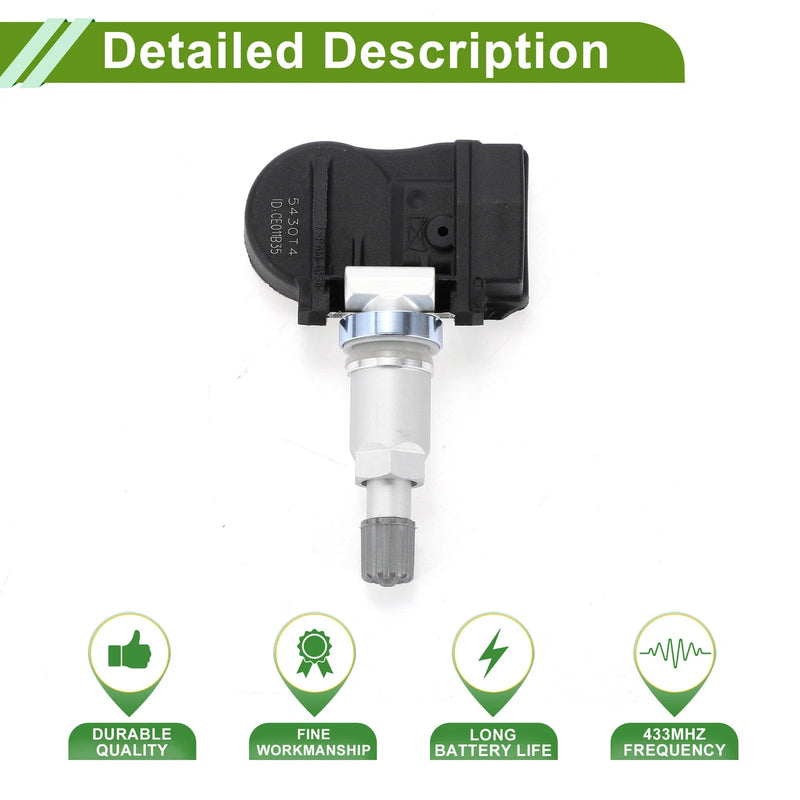 Peugeot 308 CC (2010 - 2013) 433MHz Tire Pressure Sensor