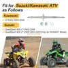 Suzuki Quadsport Z400 for Kawasaki KFX400 Rear Axle Shaft (2003–2006)