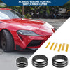 Toyota Supra (2018-2022) 3 x Black AC Radio Volume Knob Cover Ring